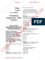 CE8394 Fluid Mechanics and Machinery MCQ