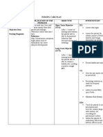 Nursing Care Plan