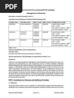 Guidance Document For Processing PM-JAY Packages Management of Diarrhoea