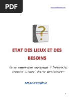 Etat Des Lieux Et Besoins Mode Emploi