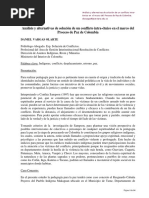 Analisis de Un Conflicto Intra Etnico - Daniel Olarte