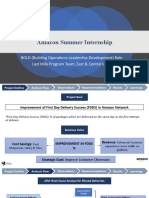 Amazon Internship