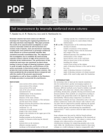 Soil Improvement by Internally Reinforced Stone Columns