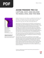 Adobe Premiere Pro CS3 What's New