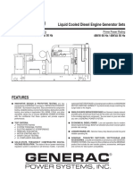 Generac SD060 Generator Spec Sheet