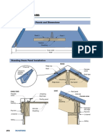 Typical Standing Seam Panels and Dimensions