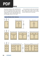 Typical Modular Bath Cabinetry