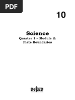 Science10 Q1 Mod2 Plate Boundaries