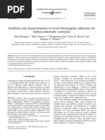 Synthesis and Characterisation of Novel Chromogenic Substrates For Human Pancreatic A-Amylase