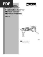 Combination Hammer Marteau Combiné Martillo Combinado: Instruction Manual Manuel D'Instruction Manual de Instrucciones