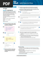 Speakout Writing Extra Intermediate Unit 3