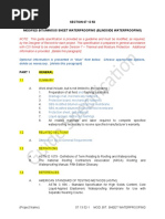 SECTION 07 13 52 Modified Bituminous Sheet Waterproofing (Blindside Waterproofing)