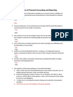 Environment of Financial Accounting and Reporting: False