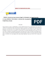 Kabanata 2 Barayti at Baryasyon NG Wika - Paunang Gawain