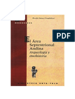 El Área Septentrional Andina. Arqueología y Etnohistoria