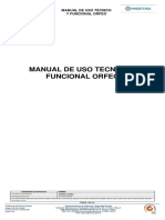 Manual de Uso Tecnico y Funcional Orfeo