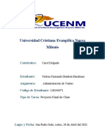 Administracion de Ventas Proyecto