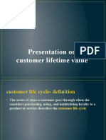 Presentation On Customer Lifetime Value