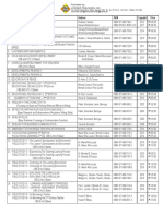 Lorimar Updated Pricelist January 2021