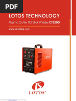 Lotos Technology: Plasma Cutter TIG Stick Welder CT520D