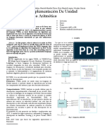 Laboratorio 2: Implementación de Unidad Lógica Aritmética