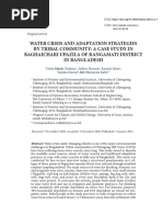 WATER CRISIS AND ADAPTATION STRATEGIES BY TRIBAL COMMUNITY: A CASE STUDY IN BAGHAICHARI UPAZILA OF RANGAMATI DISTRICT IN BANGLADESHUttam