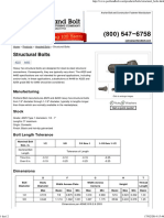 Structural Bolts: Manufacturing