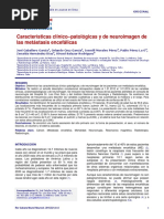 Características Clínico - Patológicas y de Neuroimagen de Las Metástasis Encefálicas