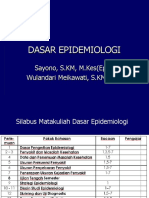 1 Dasar Pengertian Epidemiologi