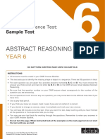 ASET Abstract Reasoning Sample Test