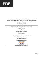 Atom Interferometry, Methdology and Its Applications