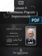 Lesson 6: Continuous Process Improvement