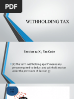 Withholding Tax