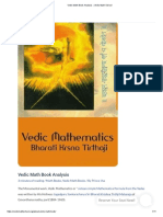 Vedic Math Book Analysis Vedic Math School