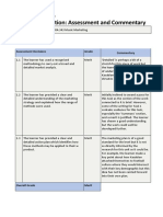 RSL Standardisation Assessment and Commentary MUSPRA 343 Music Marketing