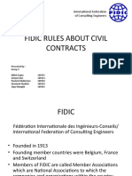 Fidic Rules About Civil Contracts: International Federation of Consulting Engineers