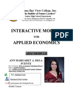 Applied Economics Module Week 5