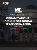 Organizational Design For Transformational Leadership Brochure