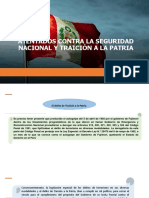 Atentados Contra La Seguridad Nacional y Traición A La Patria