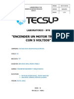 Laboratorio #8 - Encender Un Motor Trifasico Con 5 Voltios - Trafos y Maquinas DC