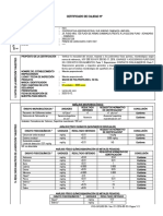 Certificado de Envase Confirmado