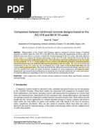 Comparison Between Reinforced Concrete Design Based On The ACI318 and BS8110 Codes