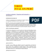 Monitoreo Ambiental en Perú