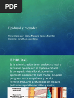 Exposición Raquídea y Epidural