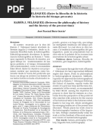 Mora García, José Pascual - Ramón J. Velásquez (Entre La Filosofía de La Historia y La Historia Del Tiempo Presente)