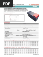 Model: Stored Energy Solutions For A Demanding World: Dimensions MM Inch