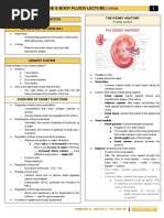 Analysis of Urine & Body Fluids Lecture - : Sison The Kidney Anatomy