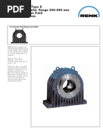 Renk Slide Bearings Foot Mounted ER EG 34-45 Sizes