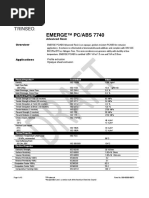 Emerge™ Pc/Abs 7740: Technical Information