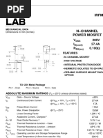 V 200V I 27.4A R 0.100: Features